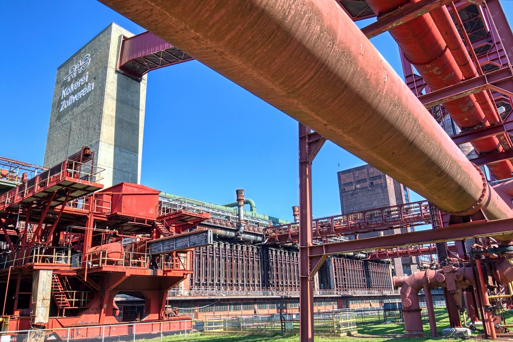 HDR zeche zollverein steenkolenmijn erfgoed ruhrgebied indutrie mijn steenkool fabriek hoogoven